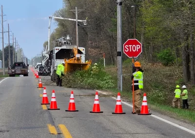 Stopping Traffic for Tree Trimming